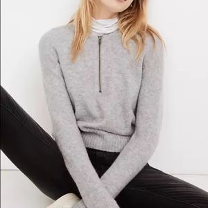 Madewell York Half-Zip Pullover Sweater